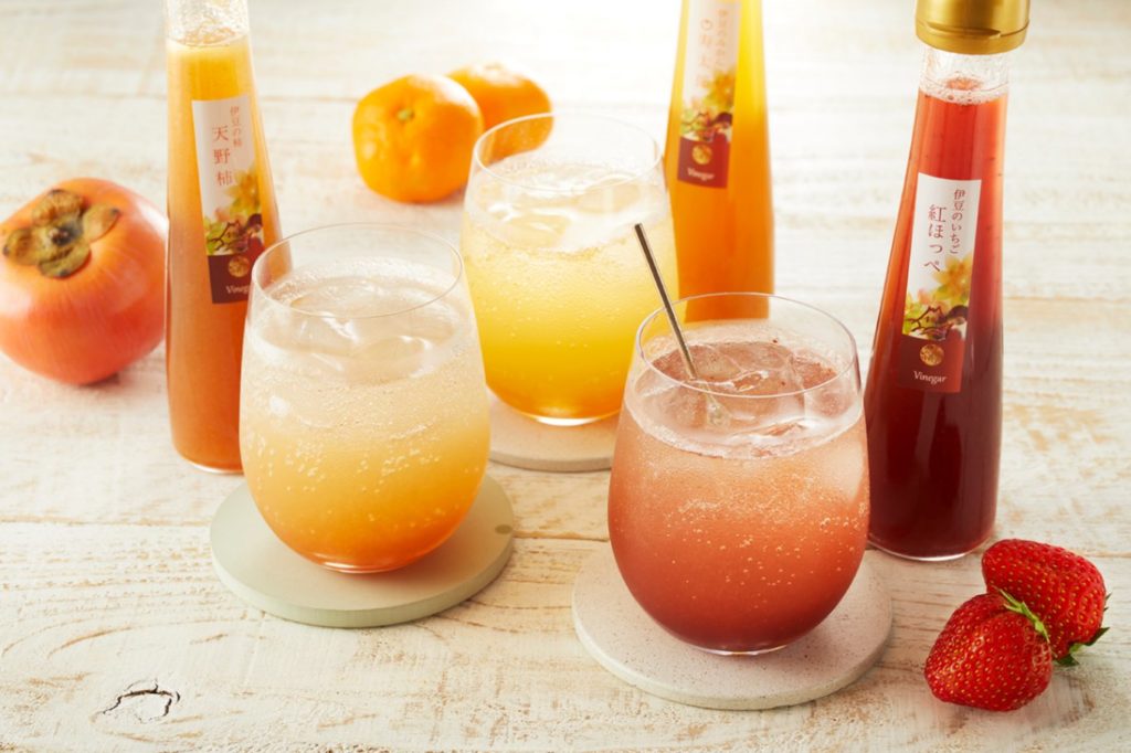 フルーツビネガー3本セット（いちご、みかん、柿） 